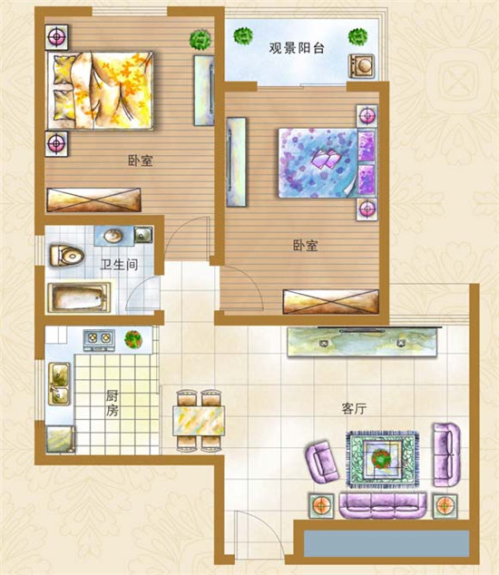 華融國際水岸E戶(hù)型