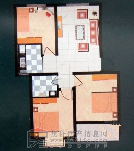 澳華一品園三室一廳一衛一陽(yáng)臺